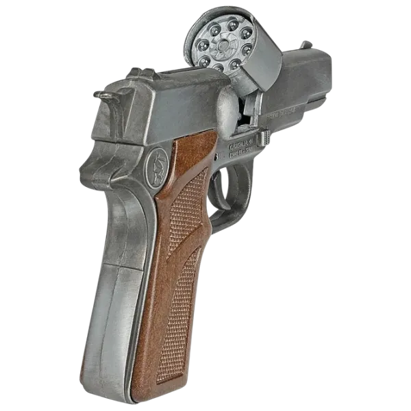 Pistol de jucărie Gonher Police 125/1 3+ / glonte / Silver photo 3