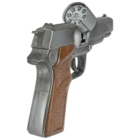 Игрушечный пистолет Gonher Police 125/1 3+ / пуля / Серебряный photo 3