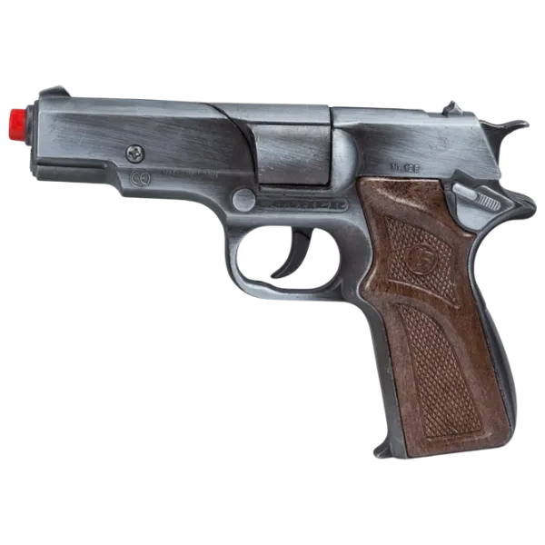 Pistol de jucărie Gonher Police 125/1 3+ / glonte / Silver photo 5