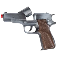 Игрушечный пистолет Gonher Police 125/1 3+ / пуля / Серебряный photo 6
