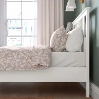 Кровать Ikea Hemnes/Valevag 140 x 200 см / Массив / Белый photo 6