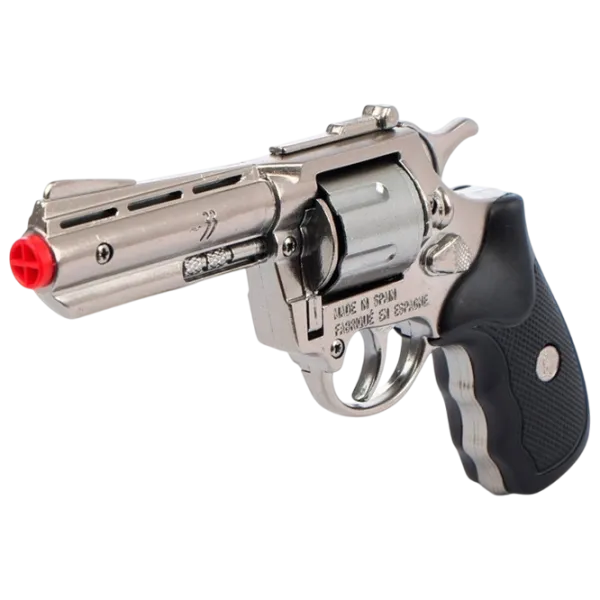 Игрушечный пистолет Gonher Police 433/0 3+ / пуля / Серебряный photo 1 Игрушечный пистолет Gonher Police 433/0 3+ / пуля / Серебряный photo 1