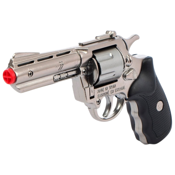 Игрушечный пистолет Gonher Police 433/0 3+ / пуля / Серебряный photo 1 Игрушечный пистолет Gonher Police 433/0 3+ / пуля / Серебряный photo 1