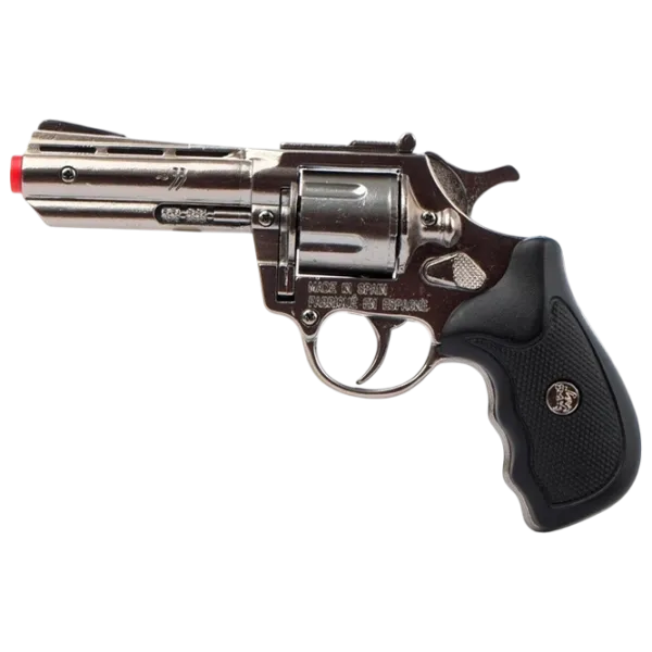 Игрушечный пистолет Gonher Police 433/0 3+ / пуля / Серебряный photo 2 Игрушечный пистолет Gonher Police 433/0 3+ / пуля / Серебряный photo 2