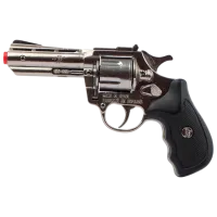 Игрушечный пистолет Gonher Police 433/0 3+ / пуля / Серебряный photo 2
