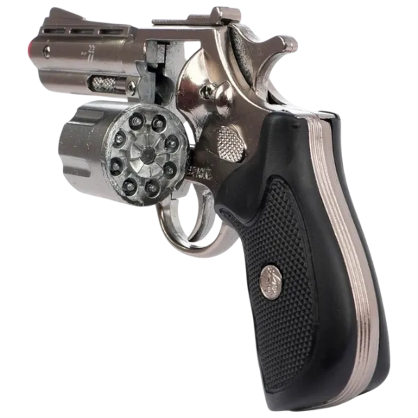 Игрушечный пистолет Gonher Police 433/0 3+ / пуля / Серебряный photo 3 Игрушечный пистолет Gonher Police 433/0 3+ / пуля / Серебряный photo 3