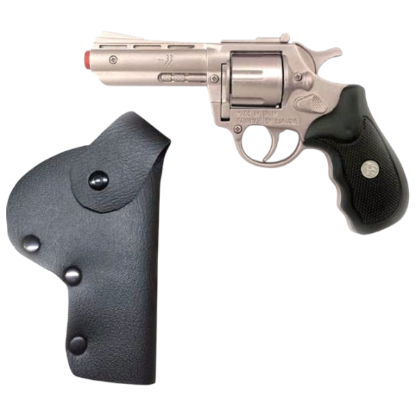 Игрушечный пистолет Gonher Police 433/0 3+ / пуля / Серебряный photo 4 Игрушечный пистолет Gonher Police 433/0 3+ / пуля / Серебряный photo 4