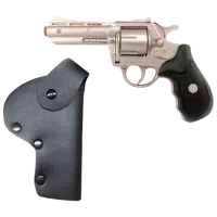 Игрушечный пистолет Gonher Police 433/0 3+ / пуля / Серебряный photo 4