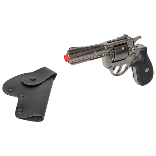 Игрушечный пистолет Gonher Police 433/0 3+ / пуля / Серебряный photo 5 Игрушечный пистолет Gonher Police 433/0 3+ / пуля / Серебряный photo 5