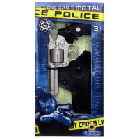 Игрушечный пистолет Gonher Police 433/0 3+ / пуля / Серебряный photo 7