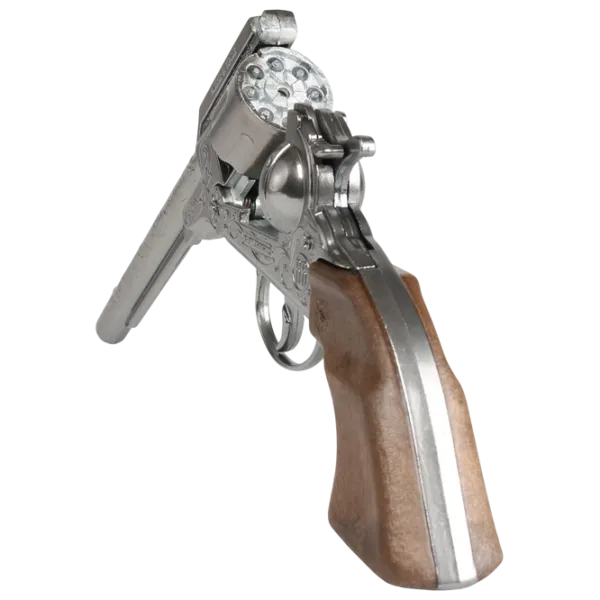 Игрушечный пистолет Gonher Cowboy 3088/0 3+ / пуля / Серебряный photo 3