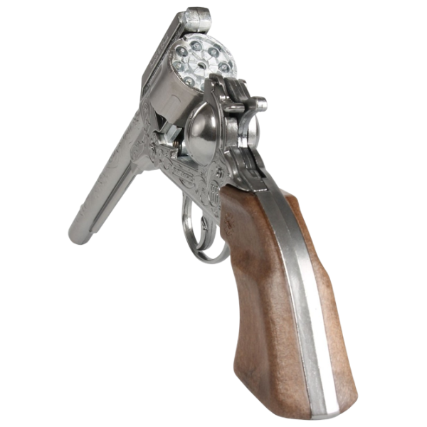 Игрушечный пистолет Gonher Cowboy 3088/0 3+ / пуля / Серебряный photo 3