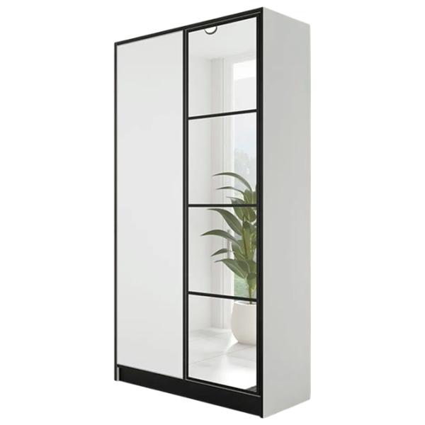 Dulap Prime Furniture Eden 1 SZ2DE 104.8 x 39 x 205 / PAL / Alb photo 2 Dulap Prime Furniture Eden 1 SZ2DE 104.8 x 39 x 205 / PAL / Alb photo 2