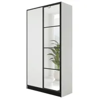 Шкаф Prime Furniture Eden 1 SZ2DE 104.8 x 39см x 205 / ЛДСП / Белый photo 2