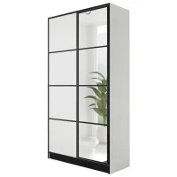 Шкаф Prime Furniture Eden 2 SZ2DE 104.8 x 39см x 205 / ЛДСП / Белый photo 2