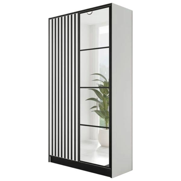 Dulap Prime Furniture Eden 3 SZ2DE 104.8 x 39 x 205 / PAL / Alb photo 2