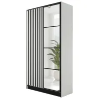 Dulap Prime Furniture Eden 3 SZ2DE 104.8 x 39 x 205 / PAL / Alb photo 2