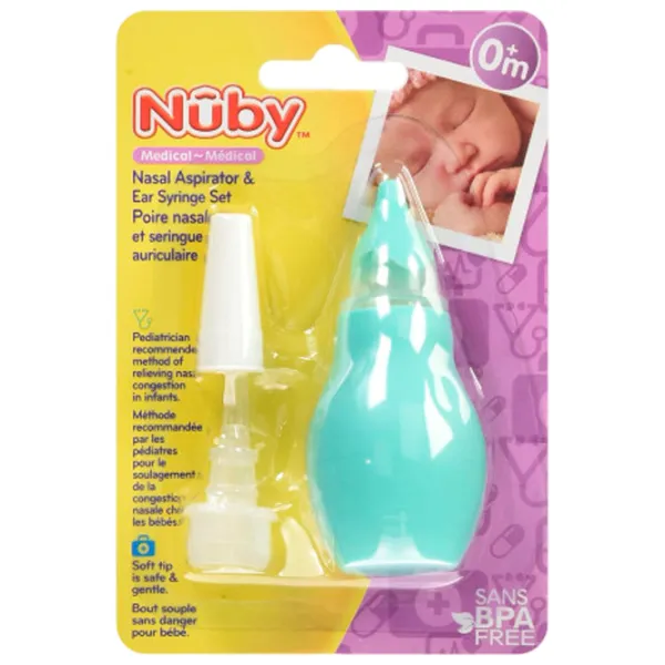 Aspirator nazal Nuby ID172  / Green photo 2