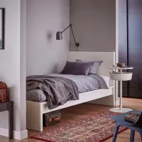 Кровать Ikea Malm/Vesteroy 90 x 200 см / Массив / Белый photo 7
