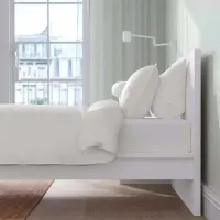 Кровать Ikea Malm/Valevag 90 x 200 см / Массив / Белый photo 7