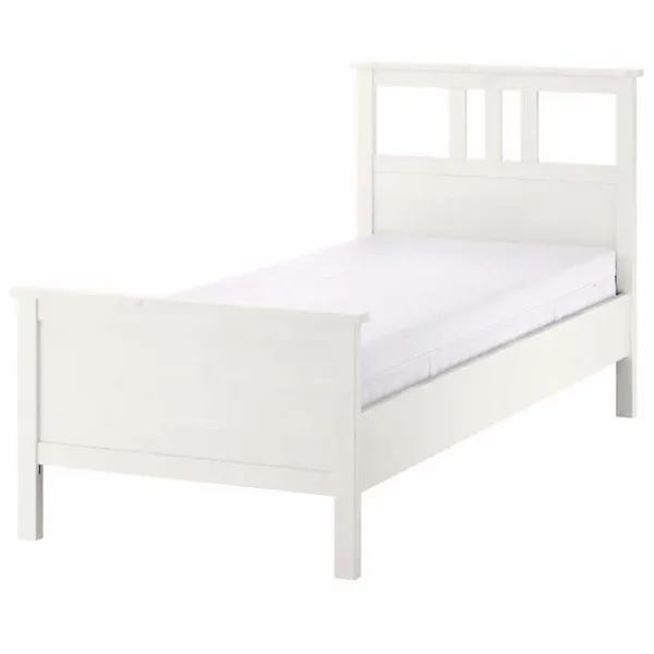 Кровать Ikea Hemnes/Akrehamn 90 x 200 см / Массив / Белый photo 1