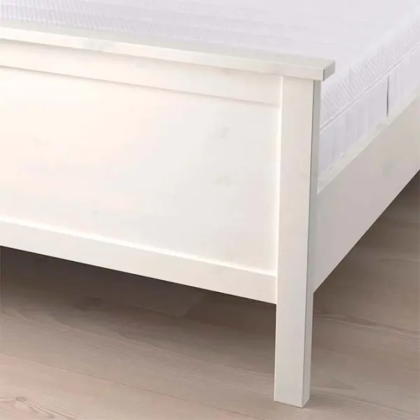 Кровать Ikea Hemnes/Akrehamn 90 x 200 см / Массив / Белый photo 4