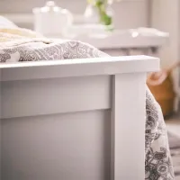 Кровать Ikea Hemnes/Akrehamn 90 x 200 см / Массив / Белый photo 5