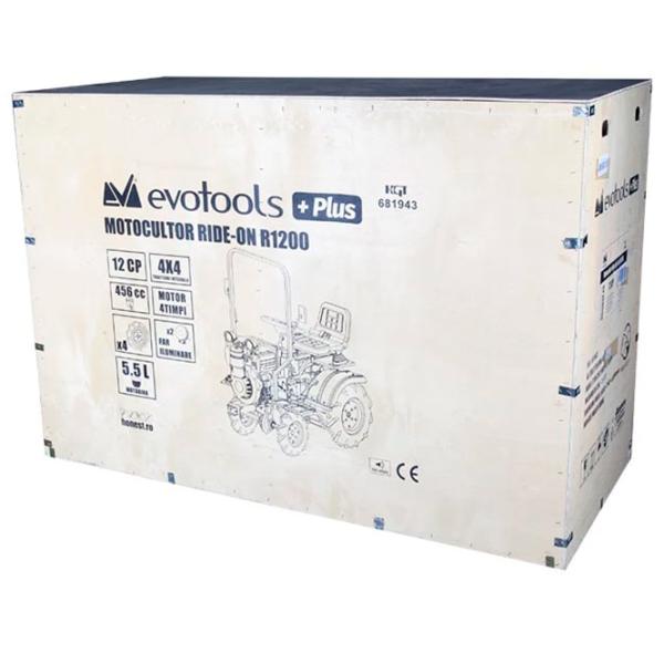 Мини-трактор Evotools Ride-On 4x4 R1200 4х тактный/ Дизель photo 5
