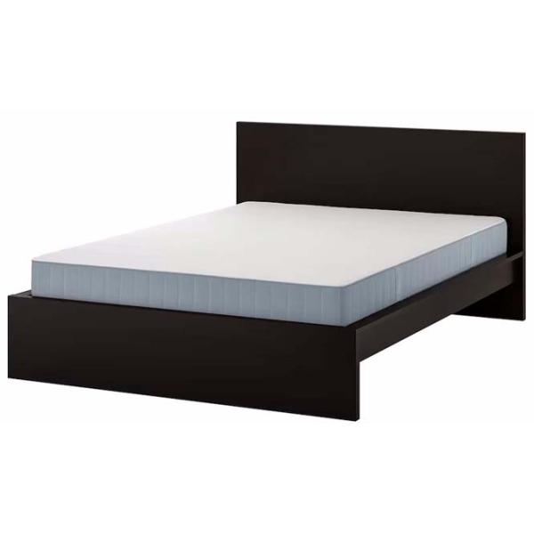 Pat Ikea Malm/Vesteroy 160 x 200 cm / Masiv / Black-Brown photo 1