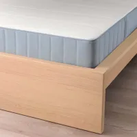 Кровать Ikea Malm/Vesteroy 160 x 200 см / Массив / Дубовый шпон беленый photo 5