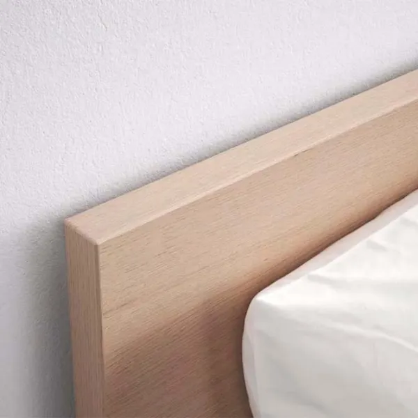 Кровать Ikea Malm/Vesteroy 160 x 200 см / Массив / Дубовый шпон беленый photo 7