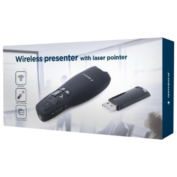 Telecomandă pentru prezentator wireless Universal WP-L-12 Black photo 4