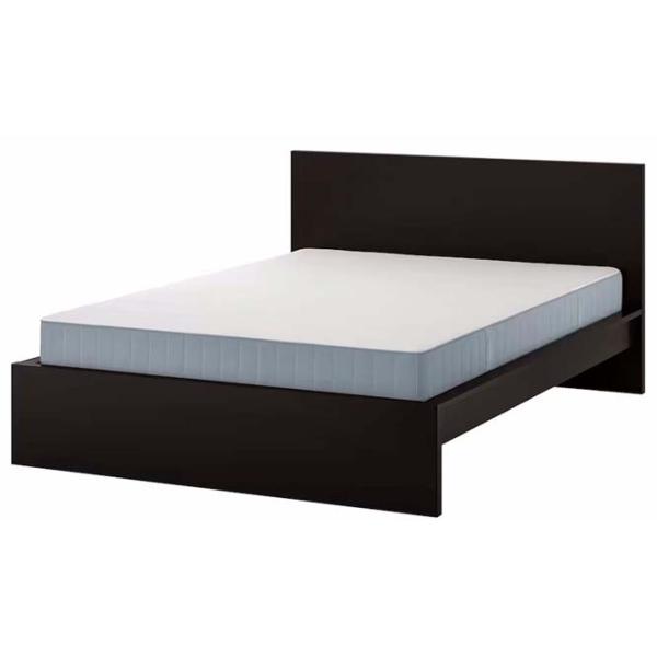 Кровать Ikea Malm/Vesteroy 180 x 200 см / Массив / Черно-Коричневый photo 1