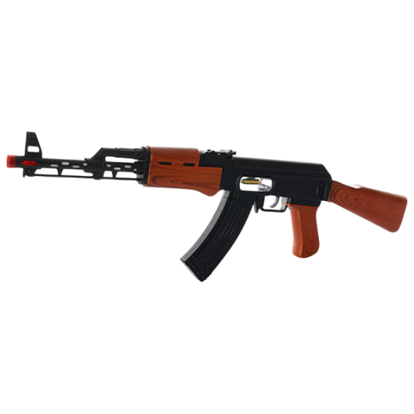 Pistol de jucărie Optmarket AK-47 МЕ10.171 5+ / Laser / Brown photo 1