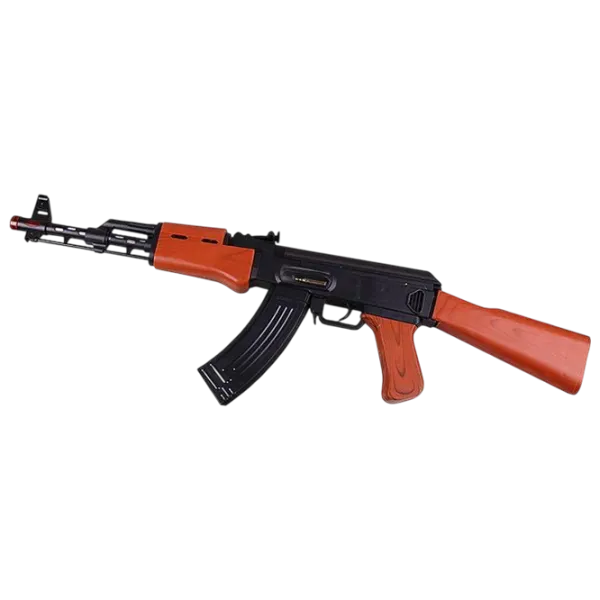 Pistol de jucărie Optmarket AK-47 МЕ10.171 5+ / Laser / Brown photo 2