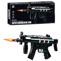 Pistol de jucărie Optmarket Super Submachine Gun МЕ10.170 3+ / Laser / Black photo 4