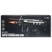 Pistol de jucărie Optmarket Super Submachine Gun МЕ10.170 3+ / Laser / Black photo 6