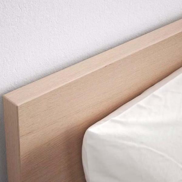 Pat Ikea Malm/Lindbaden 160 x 200 cm / Masiv / Bleached oak veneer photo 2 Pat Ikea Malm/Lindbaden 160 x 200 cm / Masiv / Bleached oak veneer photo 2