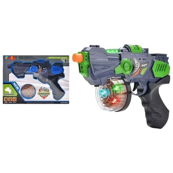 Pistol de jucărie Optmarket Space Gun RF226C 3+ / glonte / Multicolor photo 8