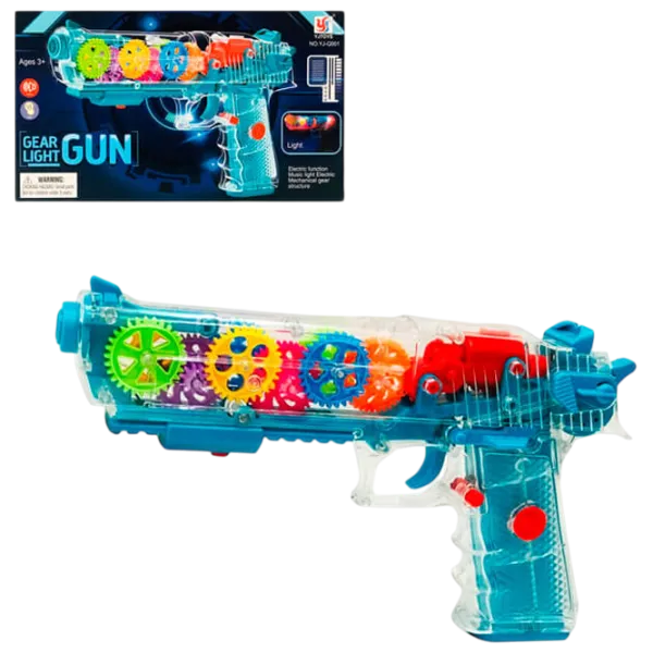 Pistol de jucărie ChiToys Gear Light Gun YJ-Q001 3+ / Laser / Multicolor photo 5