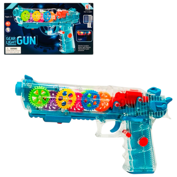 Pistol de jucărie ChiToys Gear Light Gun YJ-Q001 3+ / Laser / Multicolor photo 5