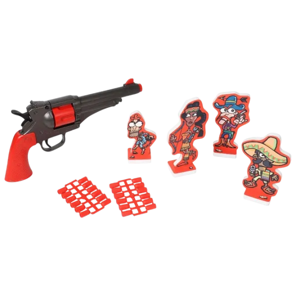 Pistol de jucărie Gonher Cowboy Asventure 8610/0 5+ / glonte / Red photo 1