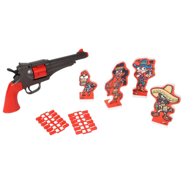 Pistol de jucărie Gonher Cowboy Asventure 8610/0 5+ / glonte / Red photo 1