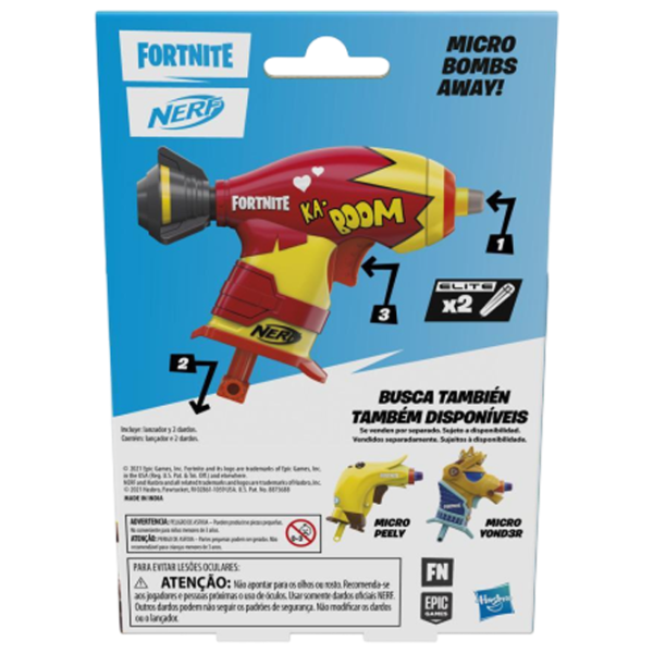 Blaster Hasbro Nerf Fortnite F0458 8+ / Săgeți / Red photo 3 Blaster Hasbro Nerf Fortnite F0458 8+ / Săgeți / Red photo 3