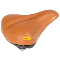 Șa de bicicletă Velo Plush Tour ELA X Brown Black