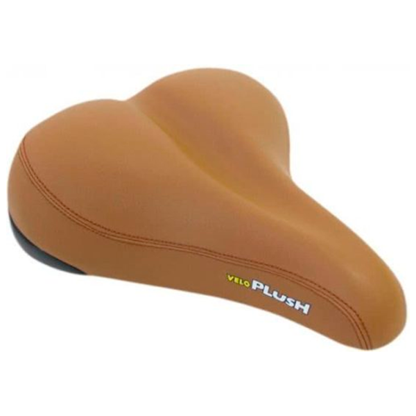 Șa de bicicletă Velo Plush Tour ELA X Brown Black photo 3