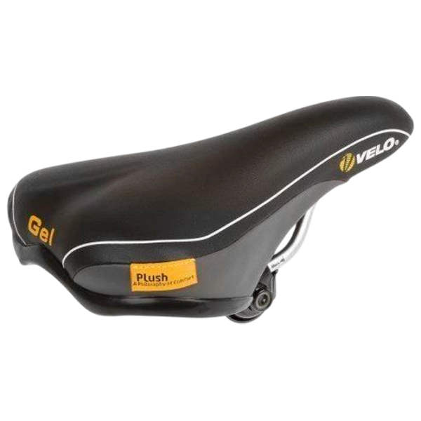 Șa de bicicletă Velo Flex Junior Gel Black Orange photo 1