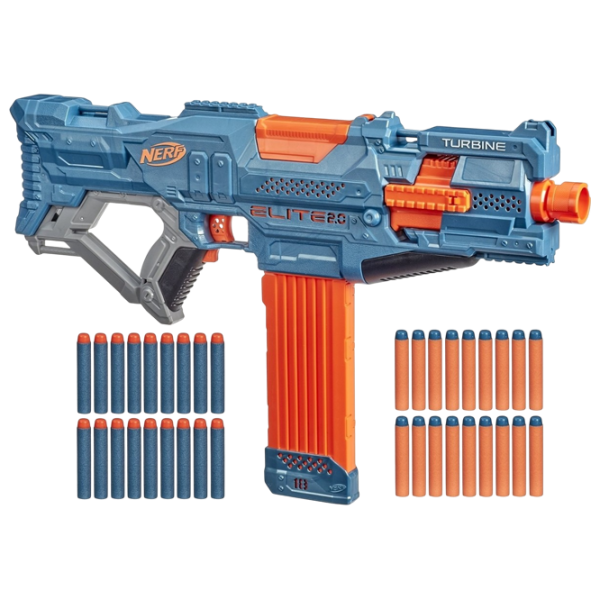 Blaster Hasbro Nerf Elite 2.0 Turbine CS 18 E9481 8+ / Săgeți / Blue photo 1 Blaster Hasbro Nerf Elite 2.0 Turbine CS 18 E9481 8+ / Săgeți / Blue photo 1