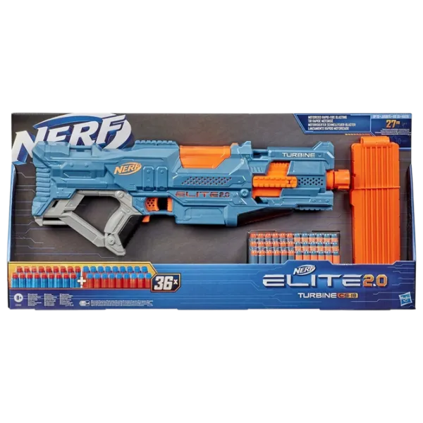 Blaster Hasbro Nerf Elite 2.0 Turbine CS 18 E9481 8+ / Săgeți / Blue photo 3 Blaster Hasbro Nerf Elite 2.0 Turbine CS 18 E9481 8+ / Săgeți / Blue photo 3