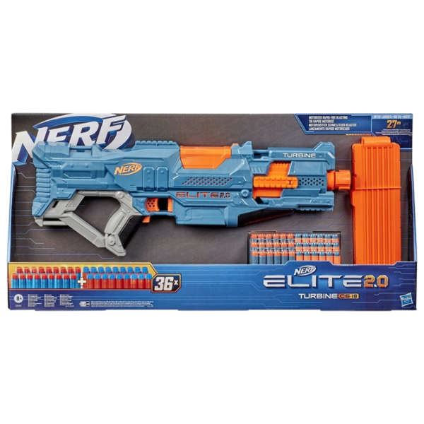 Blaster Hasbro Nerf Elite 2.0 Turbine CS 18 E9481 8+ / Săgeți / Blue photo 3 Blaster Hasbro Nerf Elite 2.0 Turbine CS 18 E9481 8+ / Săgeți / Blue photo 3